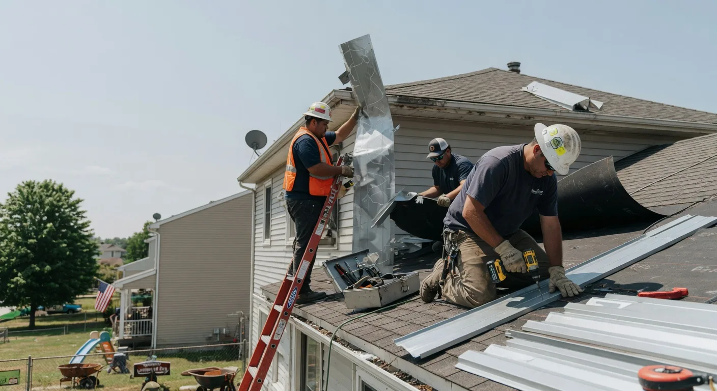 Storm Damage Metal Roof Repair in Big Lake, AK
